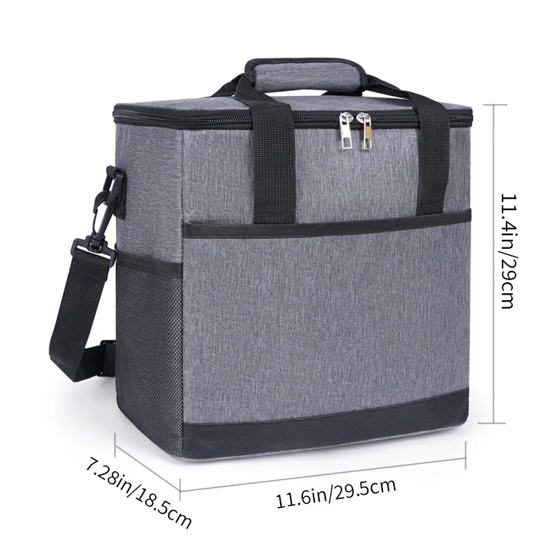 Women's Insulated Lunch Tote Bag with Shoulder Strap - Leak-Proof Cooler Lunch Box Oxford Fabric lonchera lunch boxes adults