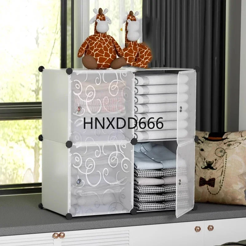 

Storage Organizer Closet Bedroom Clothes Portable Partitions Cupboard Placard Wardrobe Plastic Guarda Roupa Furniture For Room
