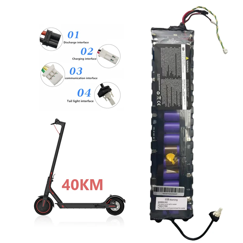 The original Kick scooter 36V 7800mAh battery is suitable for Xiaomi M356 special battery pack lithium-ion battery cycling for 4