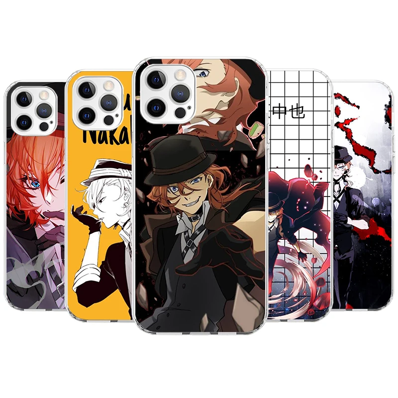 Bungo Stray Dogs Nakahara Chuuya Phone Case For Apple iPhone 11 12 13 14 15 16 Pro Max 7 X XS 8 Plus + Mini SE Customized Print