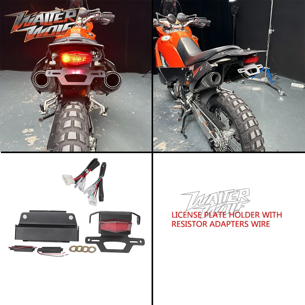 For 990 Adventure S R 990ADV Tank Bag License Plate Holder Turn Signal Rearview Mirror Sensor Guard Brake Clutch Lever Handguard