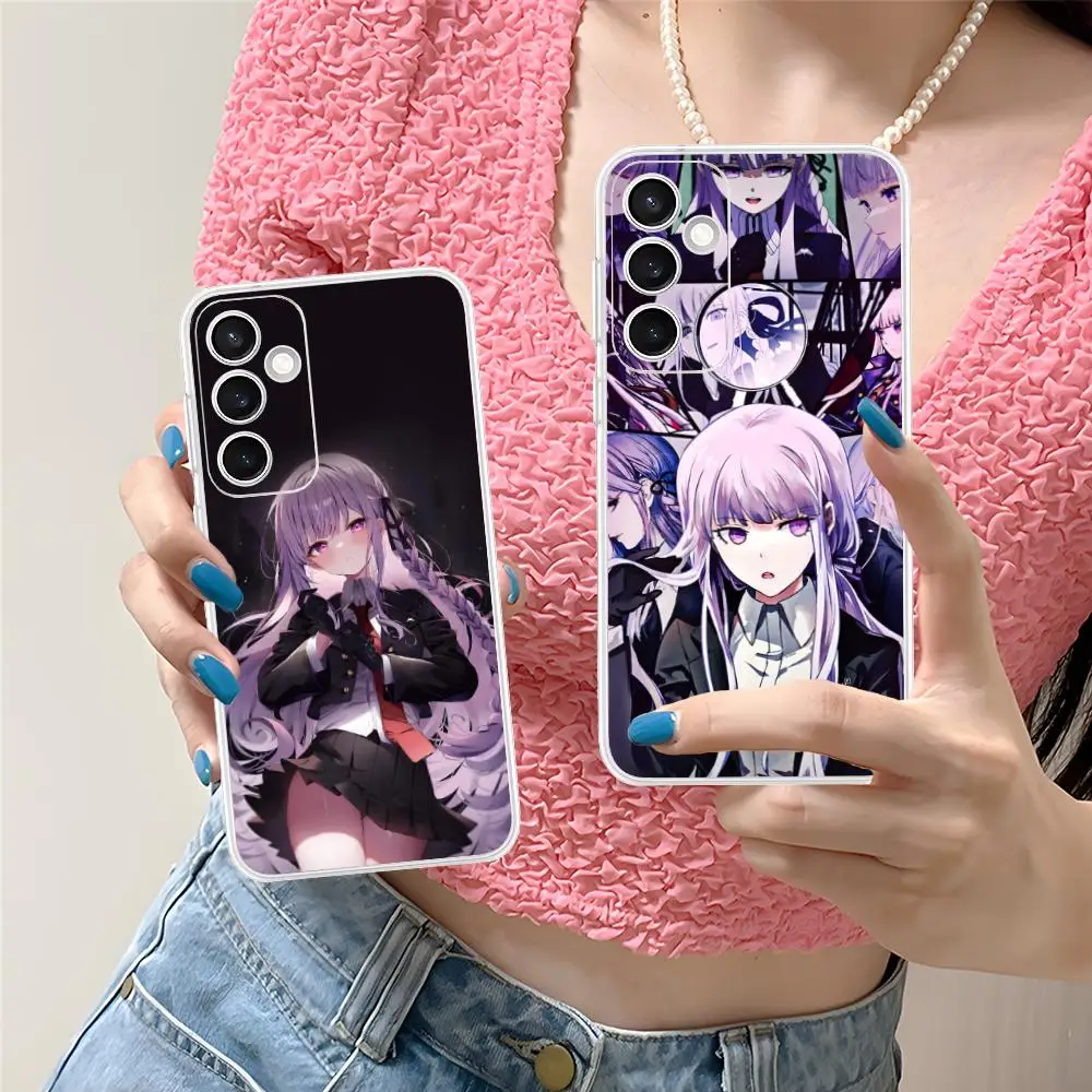 Danganronpa Kyoko Kirigiri Phone Case for Samsung Galaxy S25 S24 S23 S22 S21Plus FE Ultra Soft TPU Clear Shockproof Cover