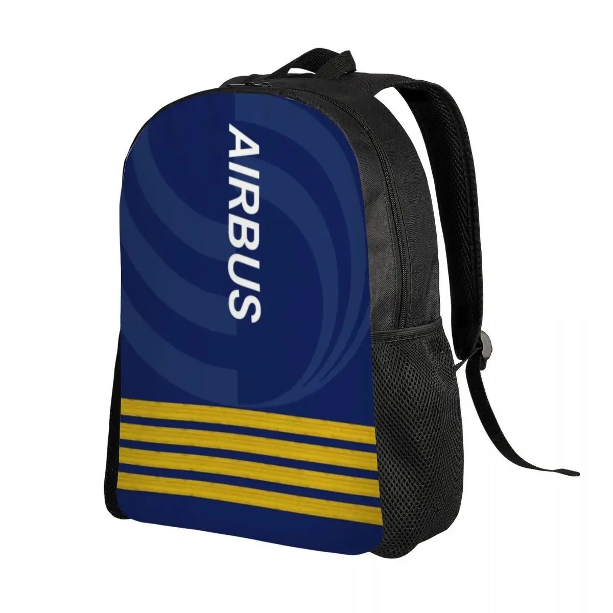 Airbus Fighter Pilot Laptop Backpack Men Women Casual Bookbag for School College Student Aviation Airplane Bag