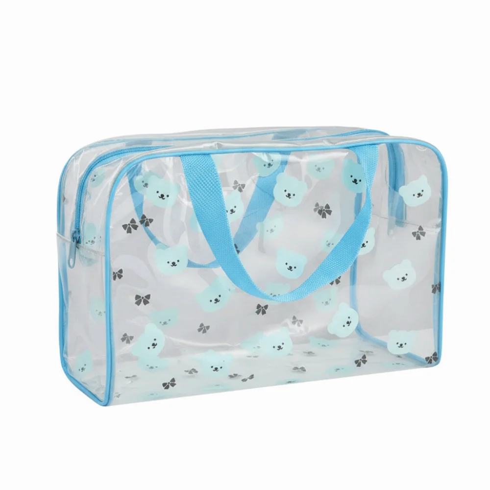 Durable Large Capacity Toiletry Bag PVC Waterproof Cosmetic Organizer Make Bag