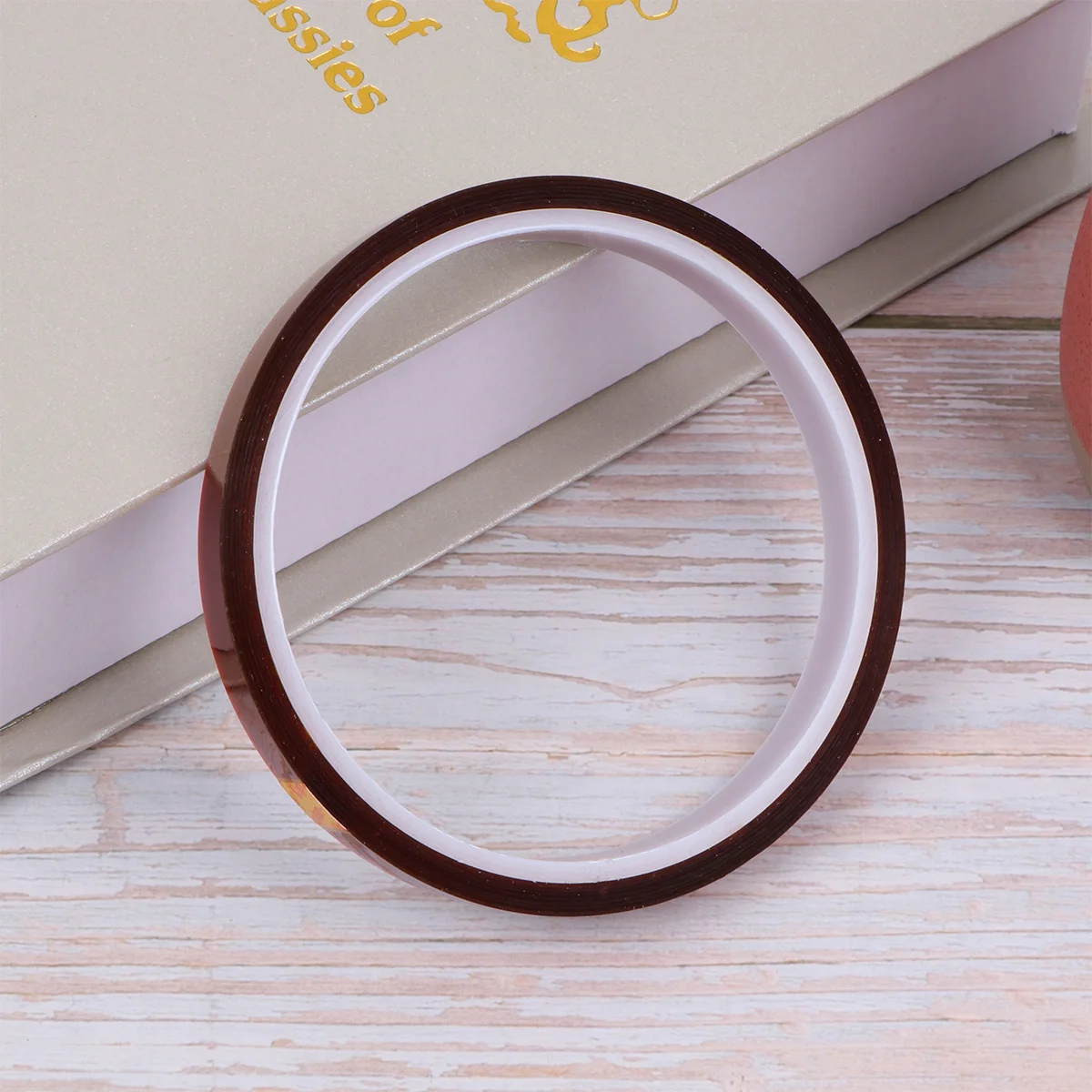 

Polyimide Film Tape High Temperature Heat Resistant Adhesive Tape 33m 10mm Wide Electrical Insulation Durable Silicone