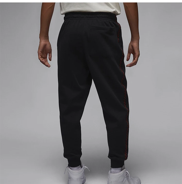 Nike Original Jordan Flight MVP Fleece-gefütterte Herren-Jogginghose FN6357-010 – Detail 4