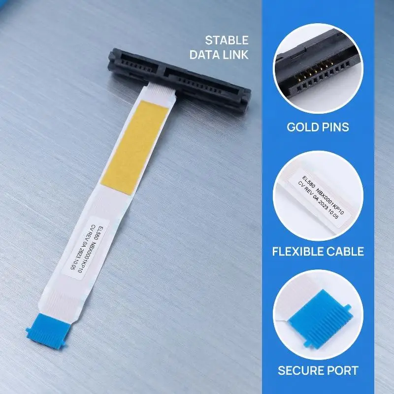 

ThinkPad L580 EL580 L590 HDD Cable Fast Speed SATA Hard Drive Connector Easy Installation Laptop Repair Parts