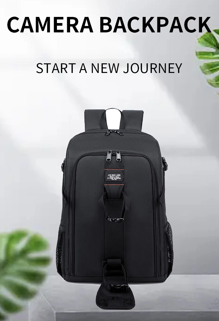DSLR-Kameratasche, Wasserdicht, Verstellbarer Schultergurt, Robuster Reise-Fotografie-Rucksack, Geeignet für Outdoor-Aktivitäten – Detail 1