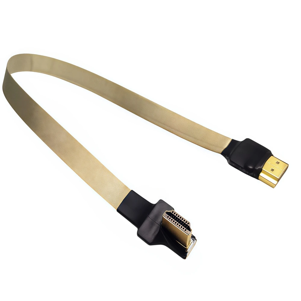 

Кабель HDMI Type A Male-Male (50 см) с защитой от помех, плоский, совместимый с Micro HDMI, для FPV и аэрофотосъемки на мультикоптерах
