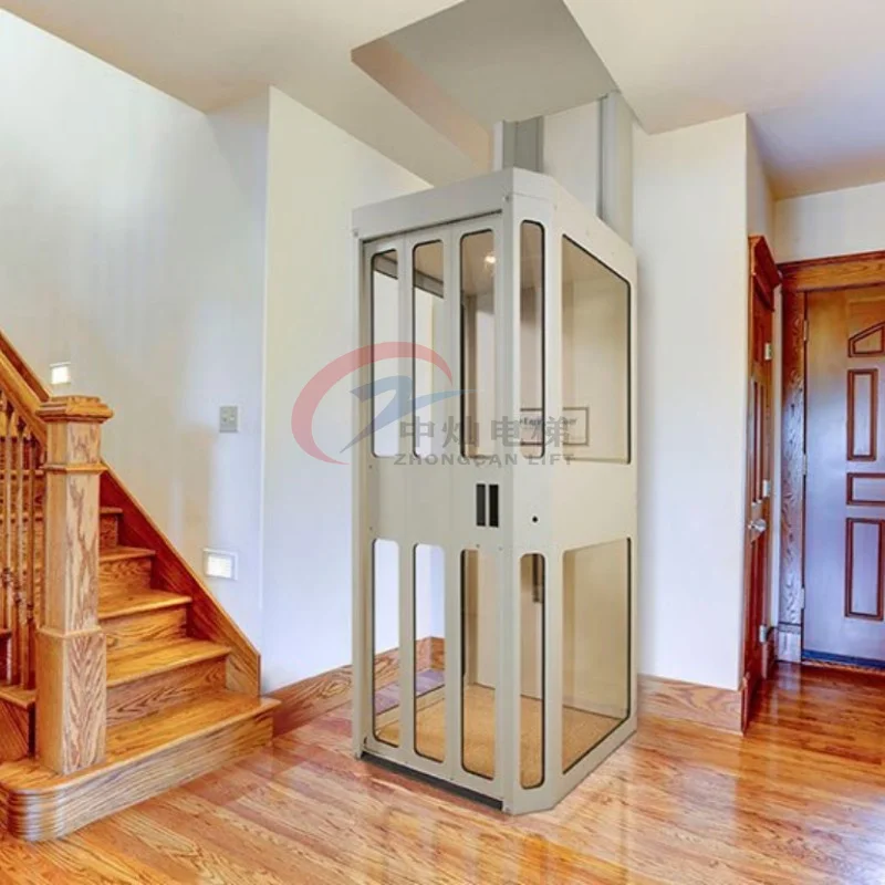 Compact Home Lift Small Indoor Outdoor Shaftless Domestic Elevators Personal Hydraulic Villa Residential Mini Lift For House