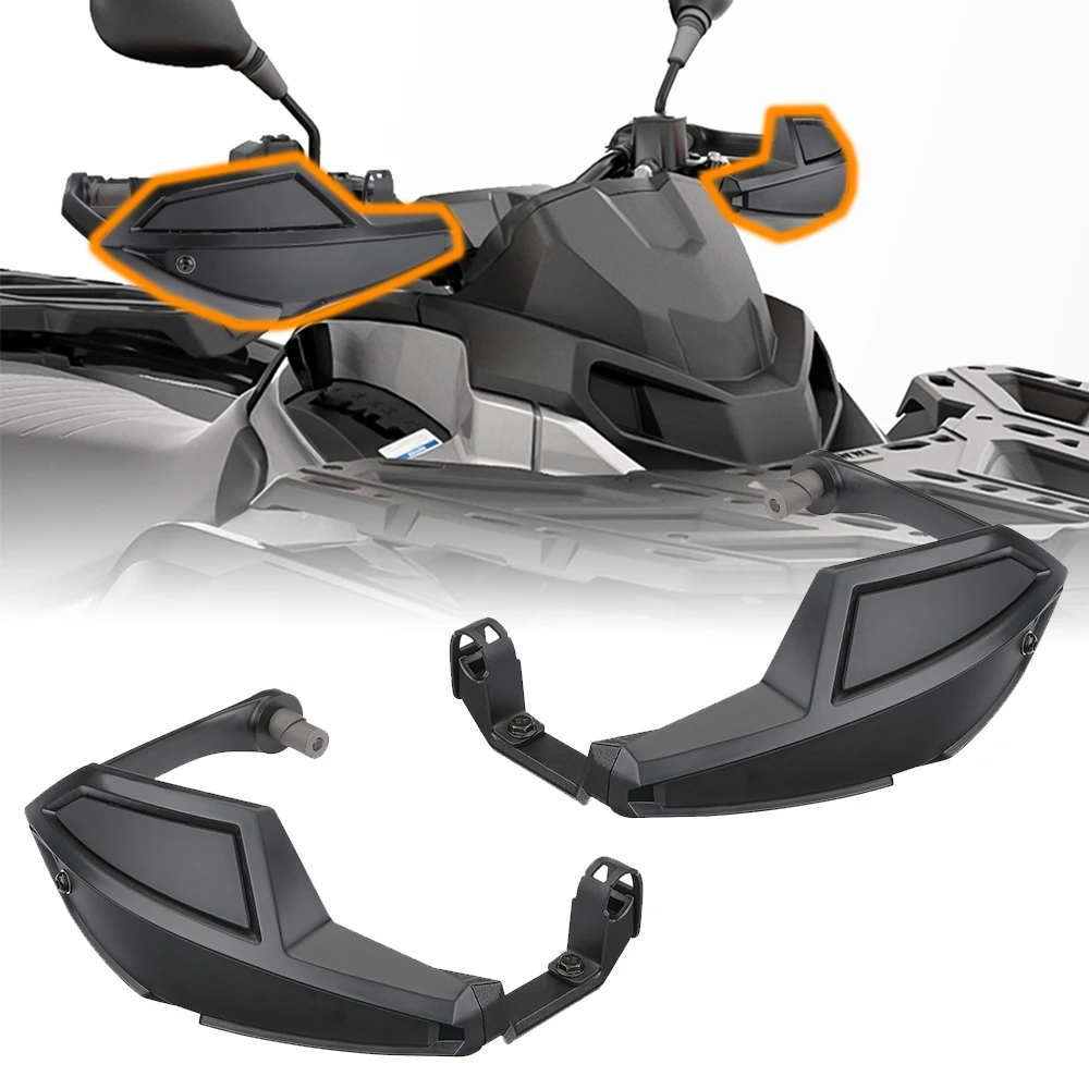 KEMIMOTO ATV Handlebar Wind Deflector for Can-Am Outlander 450 500 650 800 1000 Renegade DS G2 G2L G2S Hand Guard Protector Kit