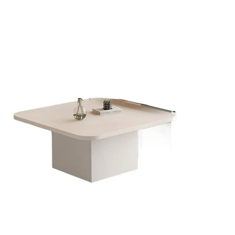 

Легкий роскошный ретро-ореховый квадратный журнальный столик из цельного дерева, итальянский минималистичный дизайнер для дома, гостиной, небольшого дома