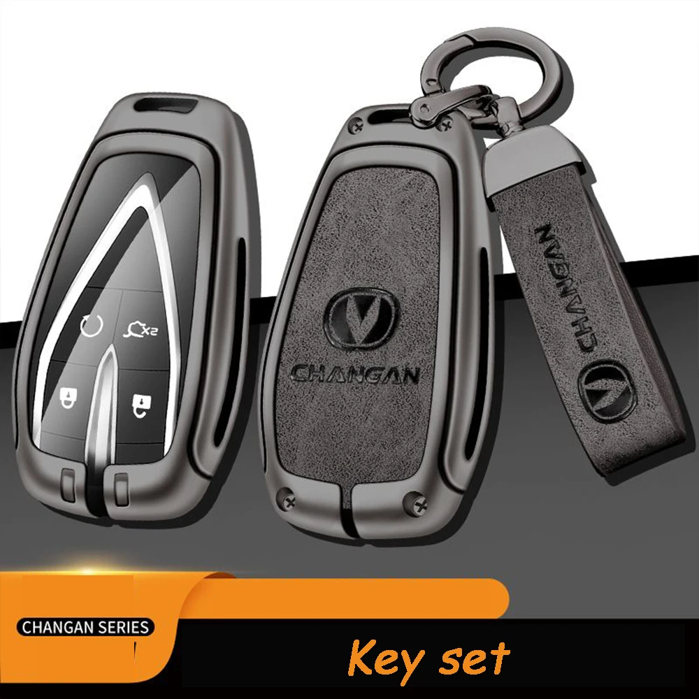 

2023-2024 For Changan UNIV UNI-V Accessories New Car Remote Control Key Case Cover Shell Keychain Garnish Trim Cover