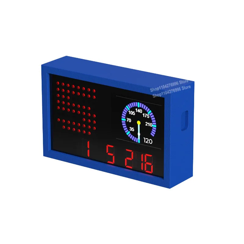 

For Thrustmaster / Logitech /SIMAGIC FANATEC /MOZA Steering Wheel Simracing Car Game PC USB Meter Light Digital LED Display Mod