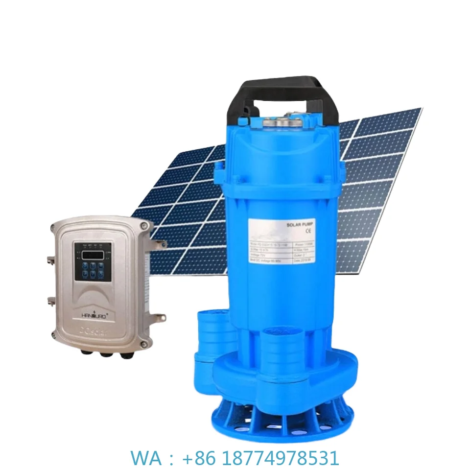 مضخة مياه مع محرك ضمان لمدة سنة واحدة 25 كجم لون مخصص هينان صنع ارتفاع ضغط عالي تيار مستمر مياه الصرف الصحي الغاطسة بالطاقة الشمسية ث