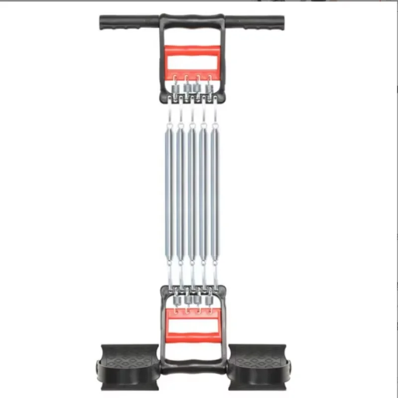 Gym Equipment Finger Exerciser 5 Spring Chest Expander 3 in 1 with Foot Pedal Expander Home Fitness Bodybuilding Exercise