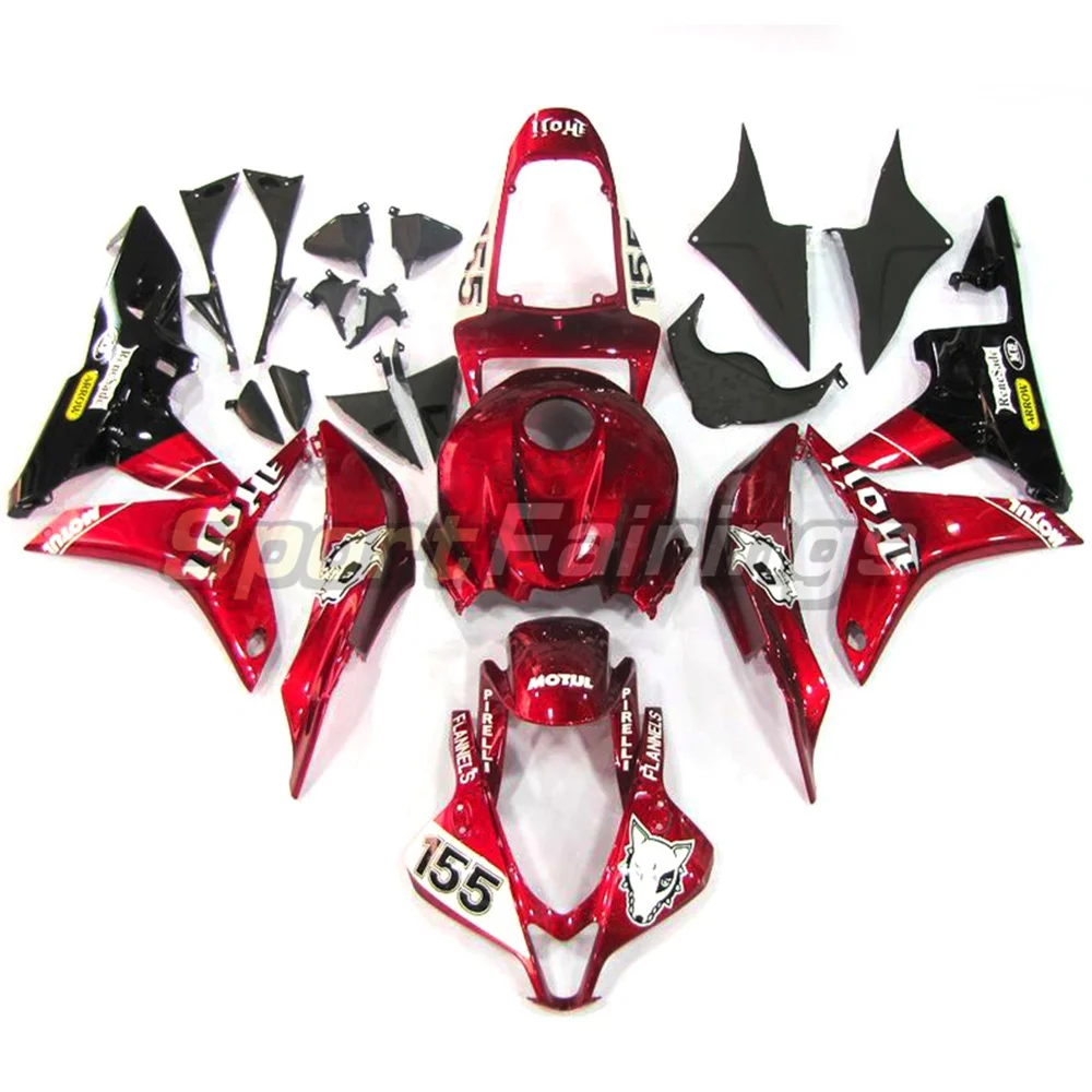 Novo abs toda a motocicleta carenagens kits para honda cbr600 rr cbr600rr cbr 600rr 2007 2008 injeição carroçaria acessórios farelo