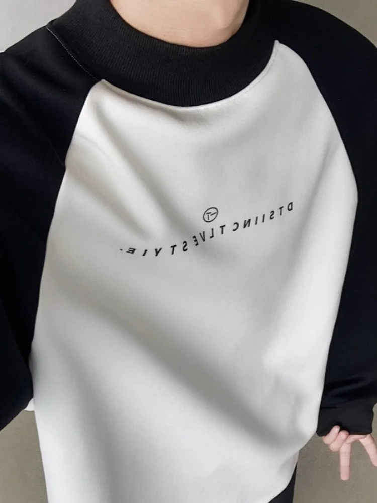 

Men's Hoodie Sweatirt f High Collar Fce Lined Thi Warm oulder Insertion Winter Casual Loose Fit Classic American ...