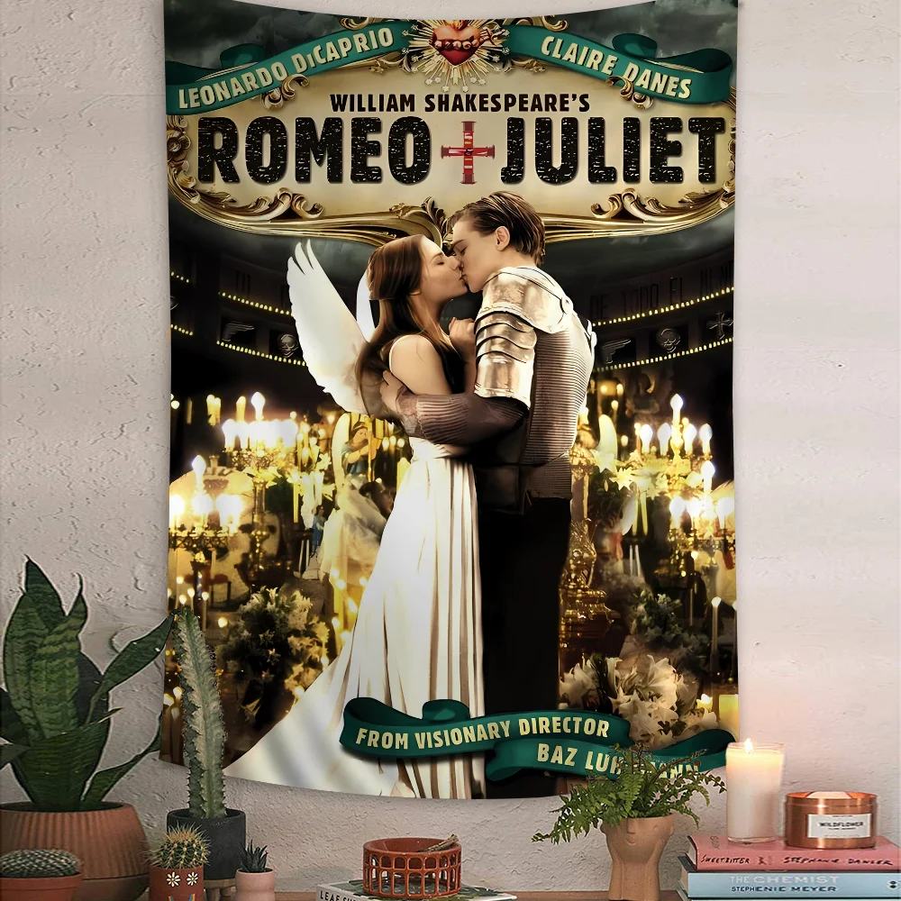 

R-Romeo And J-Juliet Cartoon Tapestry Bohemian Wall Tapestries Mandala Home Decor