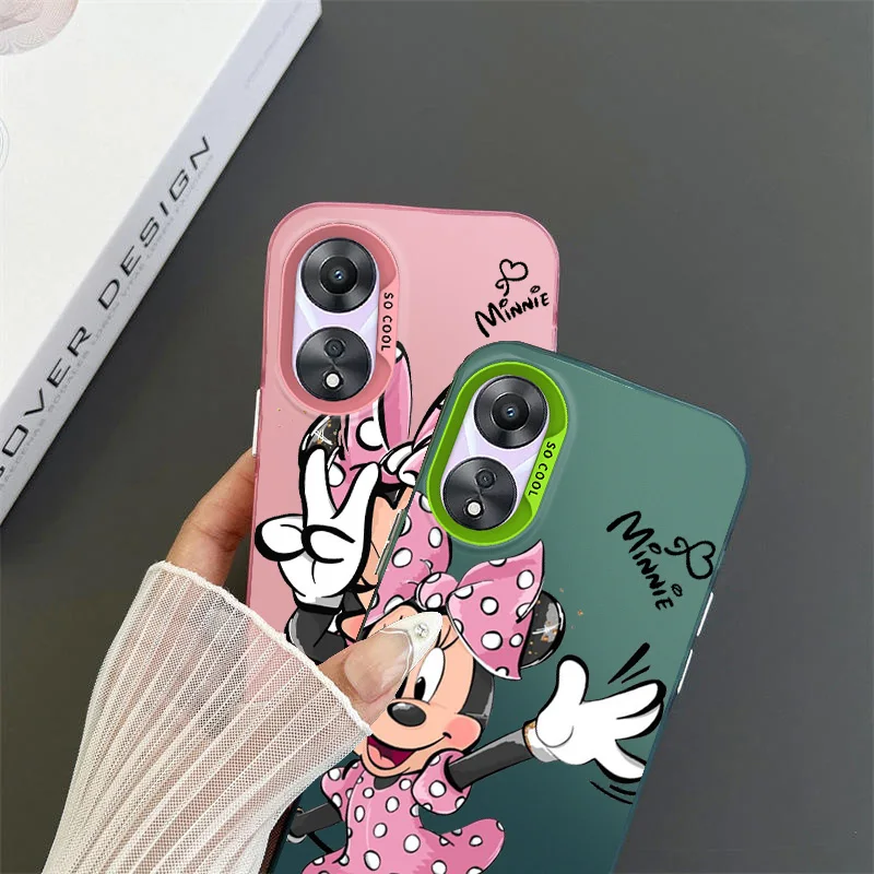 Cute Disney Minnie For OPPO Realme 5 8 10 11 i Pro C 2 15 20 21 31 33 35 53 55 9i Colorful Phone Case Soft Funda Silicone Cover