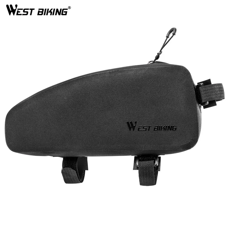 AliExpress West Biking WEST BIKING Bicycle Top Tube Bag Ultralight Bike Front Frame Bag Hard Shell Waterproof Cycling Tool Storage Bag Bike Accessories