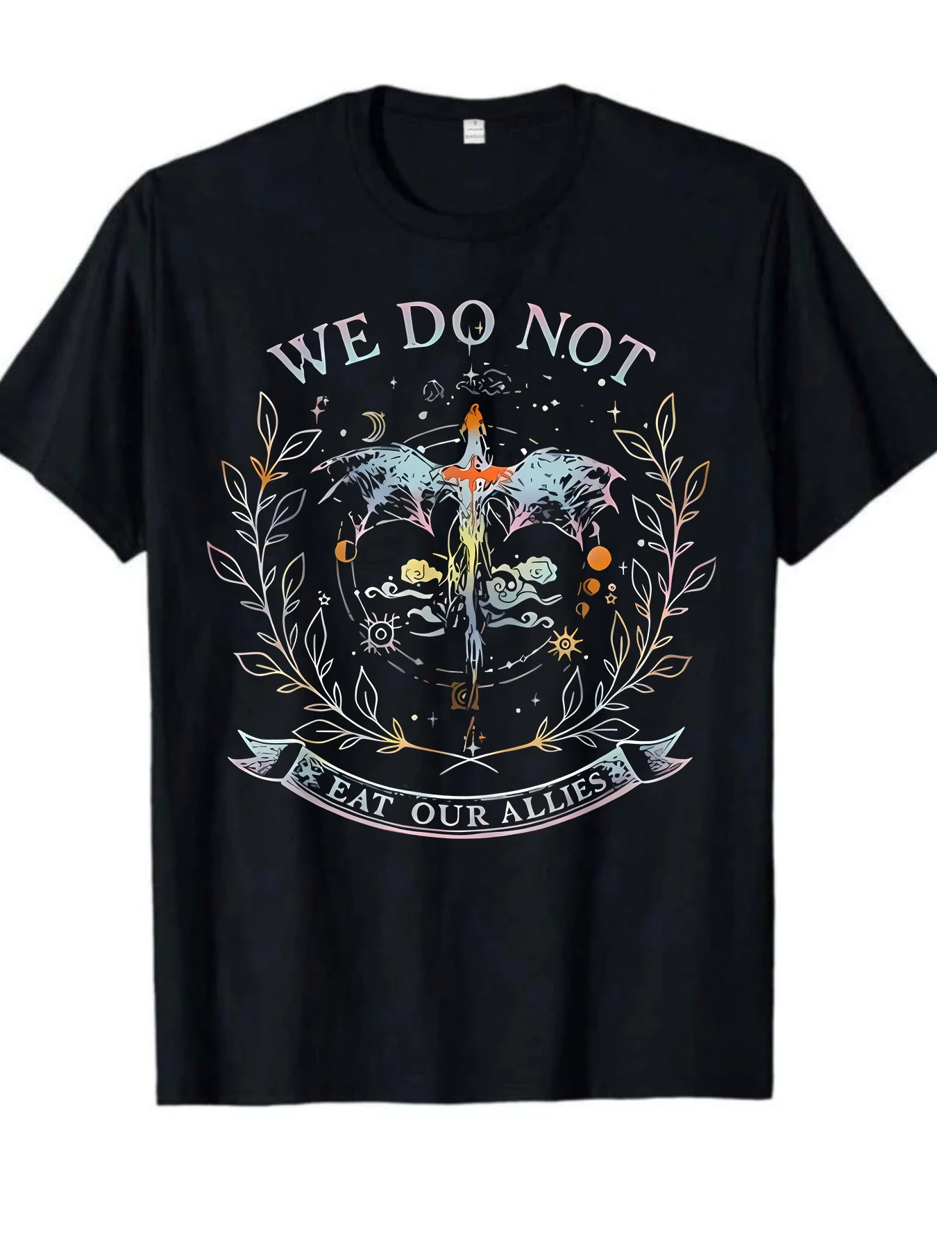 

Yunxiao Phoenix pattern daily short-sleeved T-shirt summer casual Joker top fashion women clothing