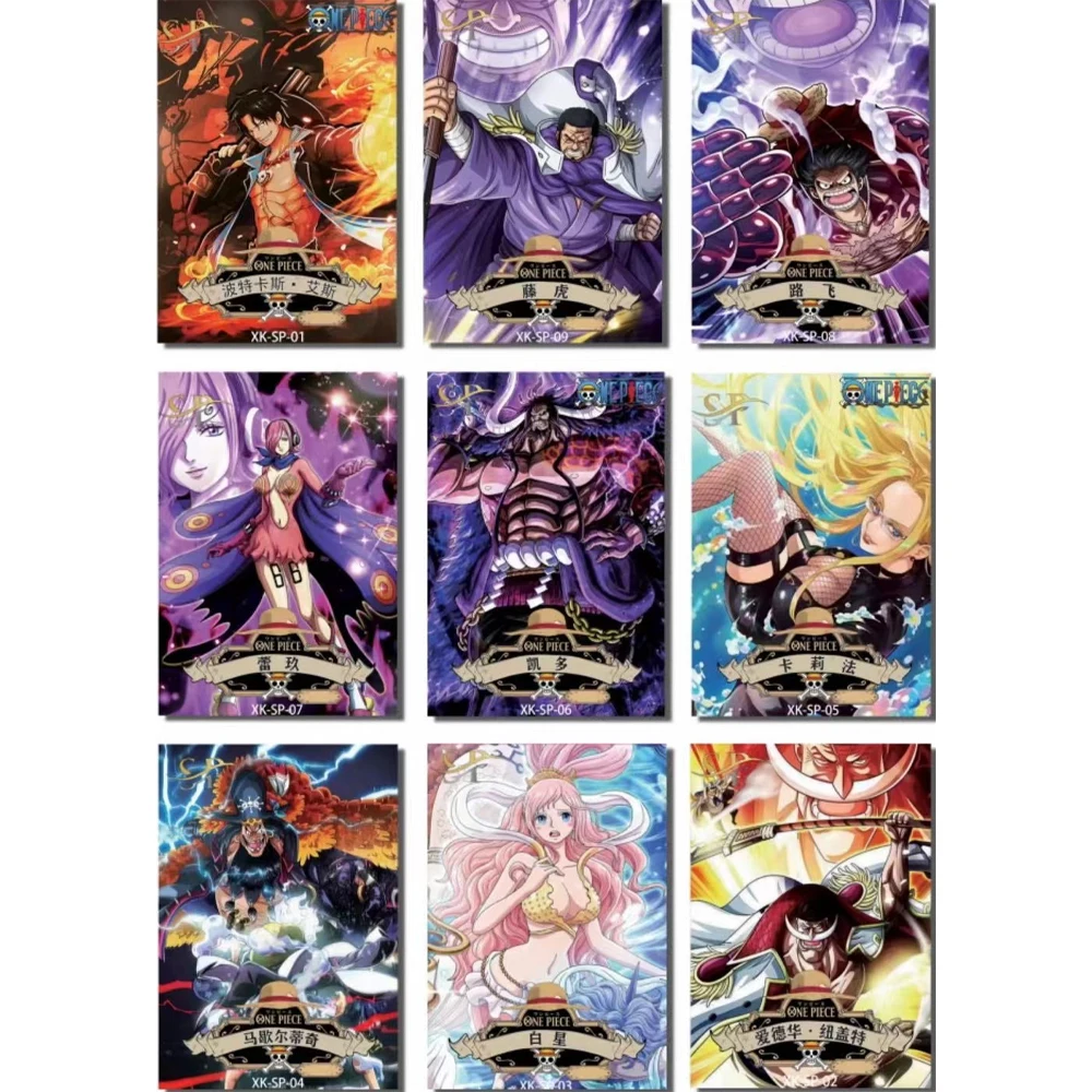 Wholesale New One Piece Card Luffy Quality Cards Character Collections Card TCG CCG Rare Limited Edition Cards Kid Birthday Gift