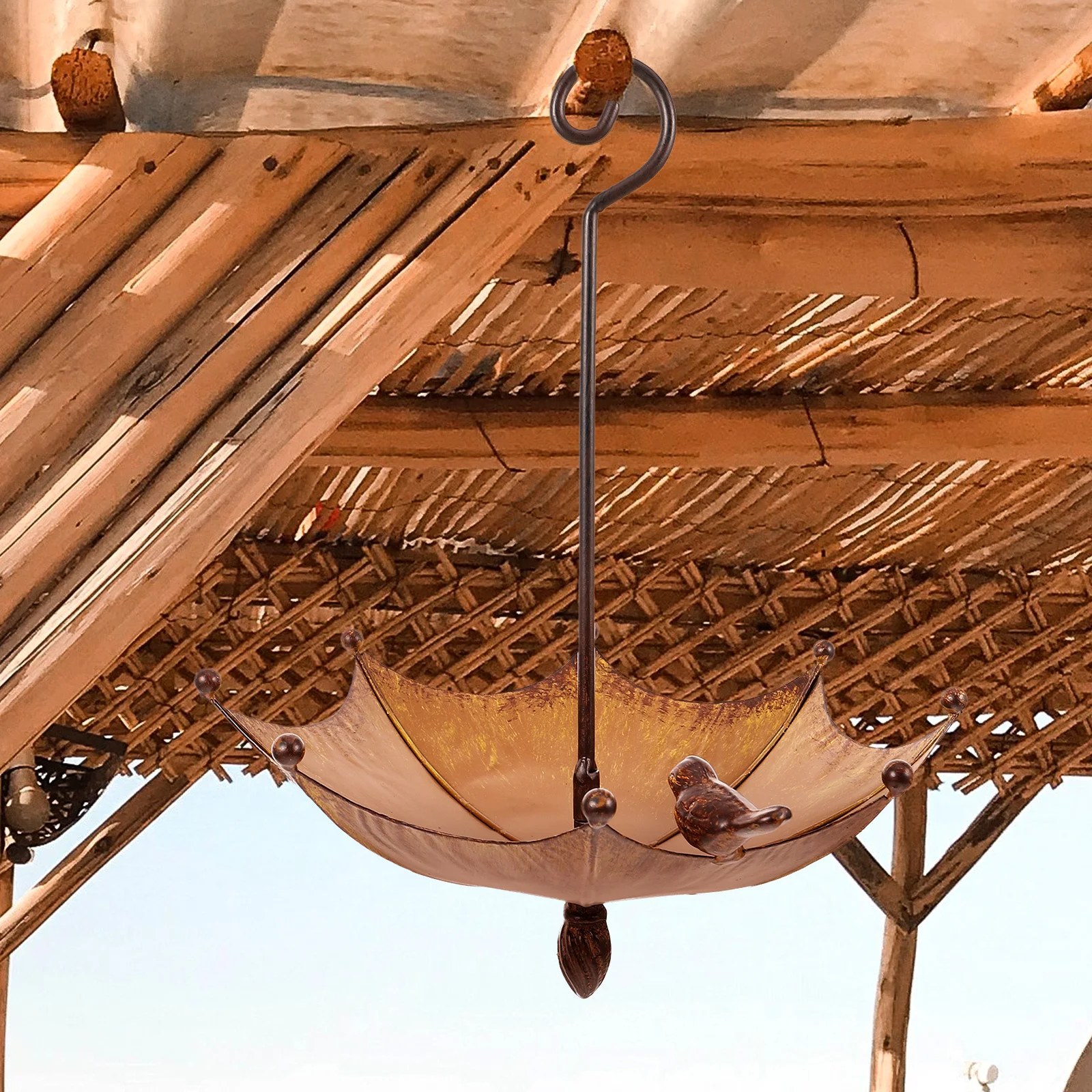 

Outdoor Hanging Feeder Garden Decor Wild Birds Food Container for Balcony Patio Garden Window Bird Feeders