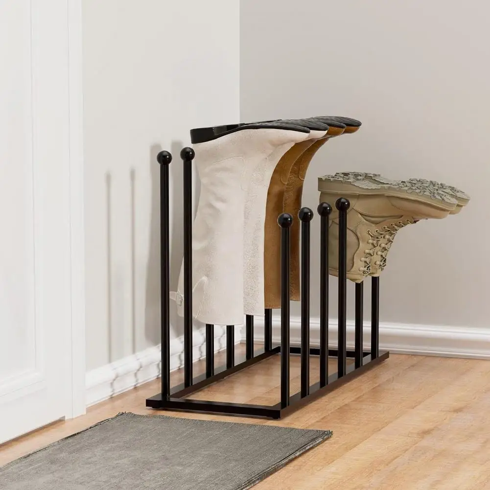 Shoe Rack Sturdy Metal Shoe Boot Rack Organizer for Simple Installation Free Standing Holder for Shoes Boots Space-saving Shoe
