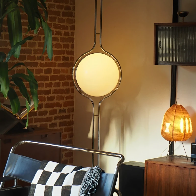 Lampu Lantai Berdiri Modern dengan Kap Lampu Akrilik Putih Kuning, Lampu Meja Art Deco untuk Hotel, Ruang Tamu, Kamar Tidur, dan Samping Tempat Tidur