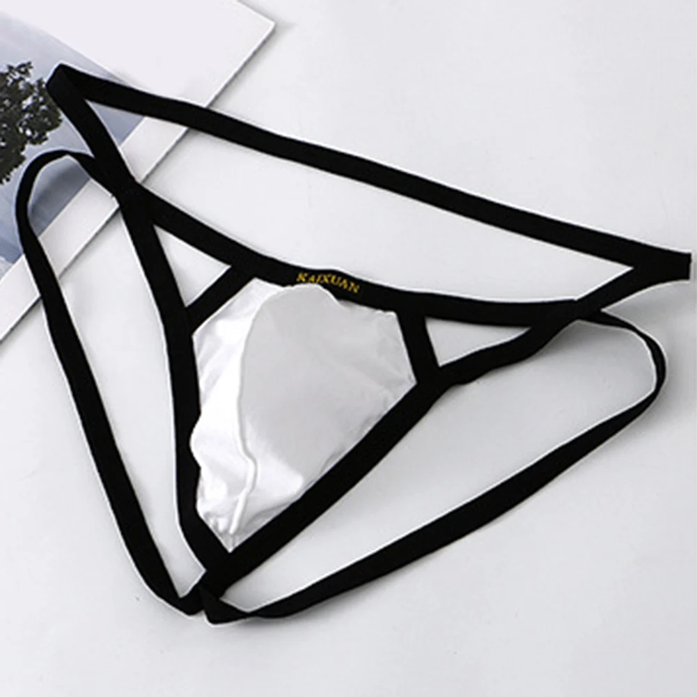 Sexy Men G String Thongs Jockstrap Gay Mens Panties Erotic Lingerie Open Butt Underpants Open Crotch G Strings Bikini Bottom