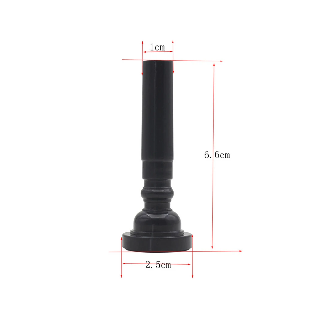 1 PC Trumpet Mouthpiece ABS Plastic Musical Instrument Accessory Trumpet Mouthpiece Parts For Standard Trumpets