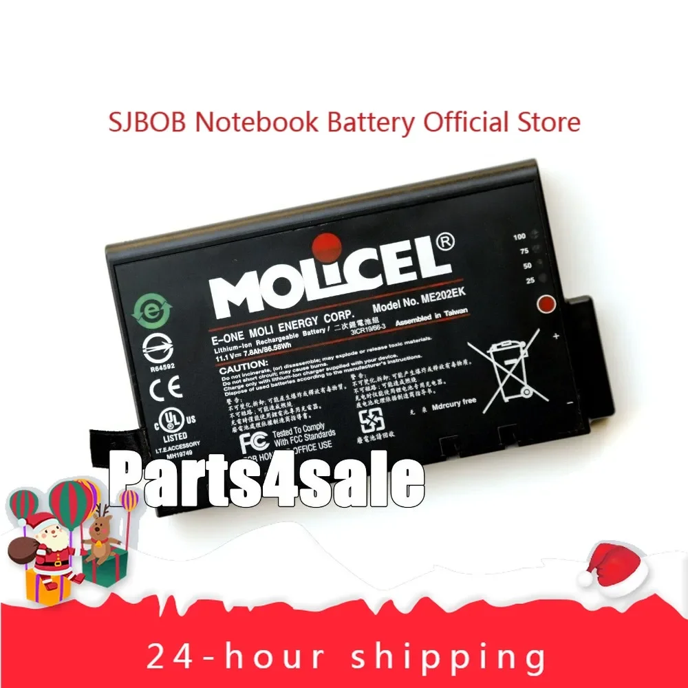 

2025 Molicel ME202EK Patient Monitor battery for Philips VS2 VS3 VS4 VS3 VM4 VM6 VM8 laptop battery