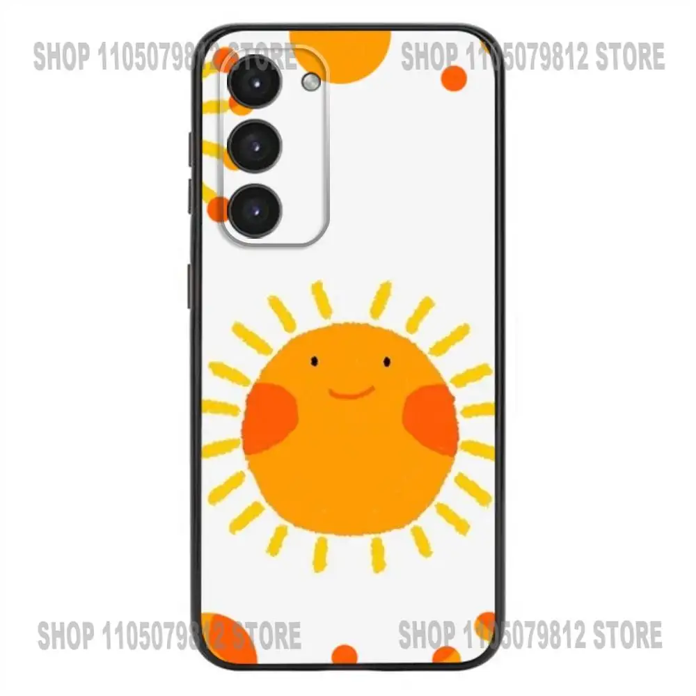 愛らしい漫画の動物電話ケース Samsung Galaxy A20、21s、22、31、32、52、53、72、73、80、91 ソフトシリコンブラックカバー