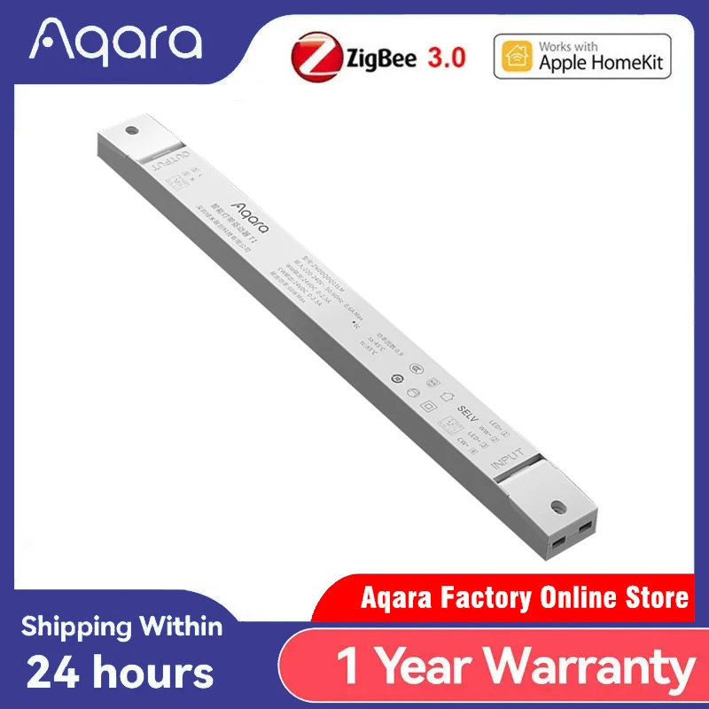 

Aqara Smart Light Strip Driver T1 ZigBee Custom Dimming Adjustable Color Temperature Whole-House Dimming For HomeKit App