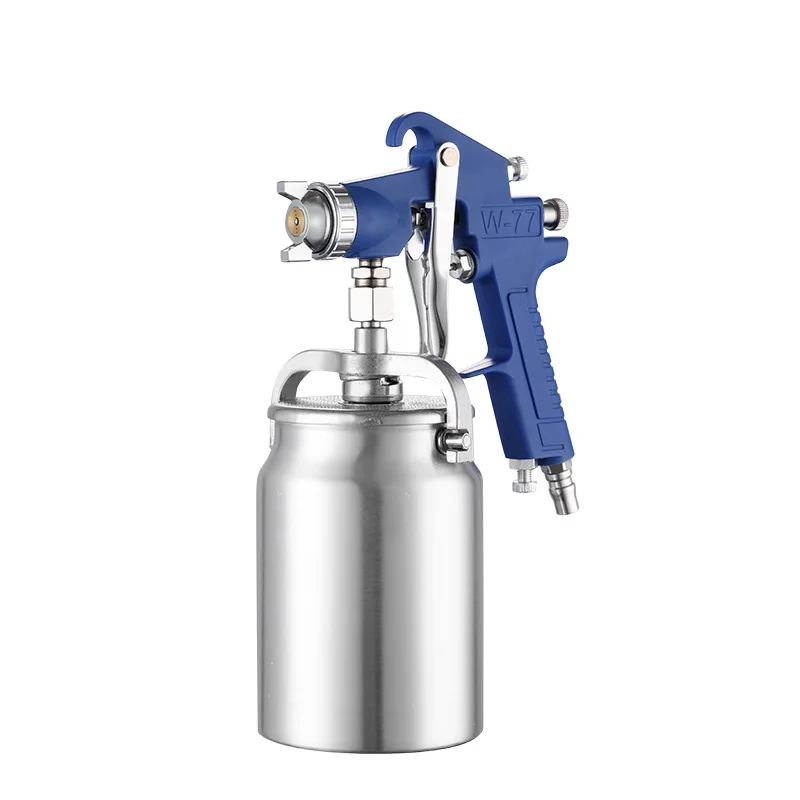 

Pneumatic w77 water paint spray gun Large caliber 77 primer gun 3.5 caliber latex paint spray gun