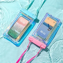 Waterproof Phone Cover Bag Transparent Dry Bags Swimming Pouch Universal Underwater Cellphone Protector Beach Pool Underwater