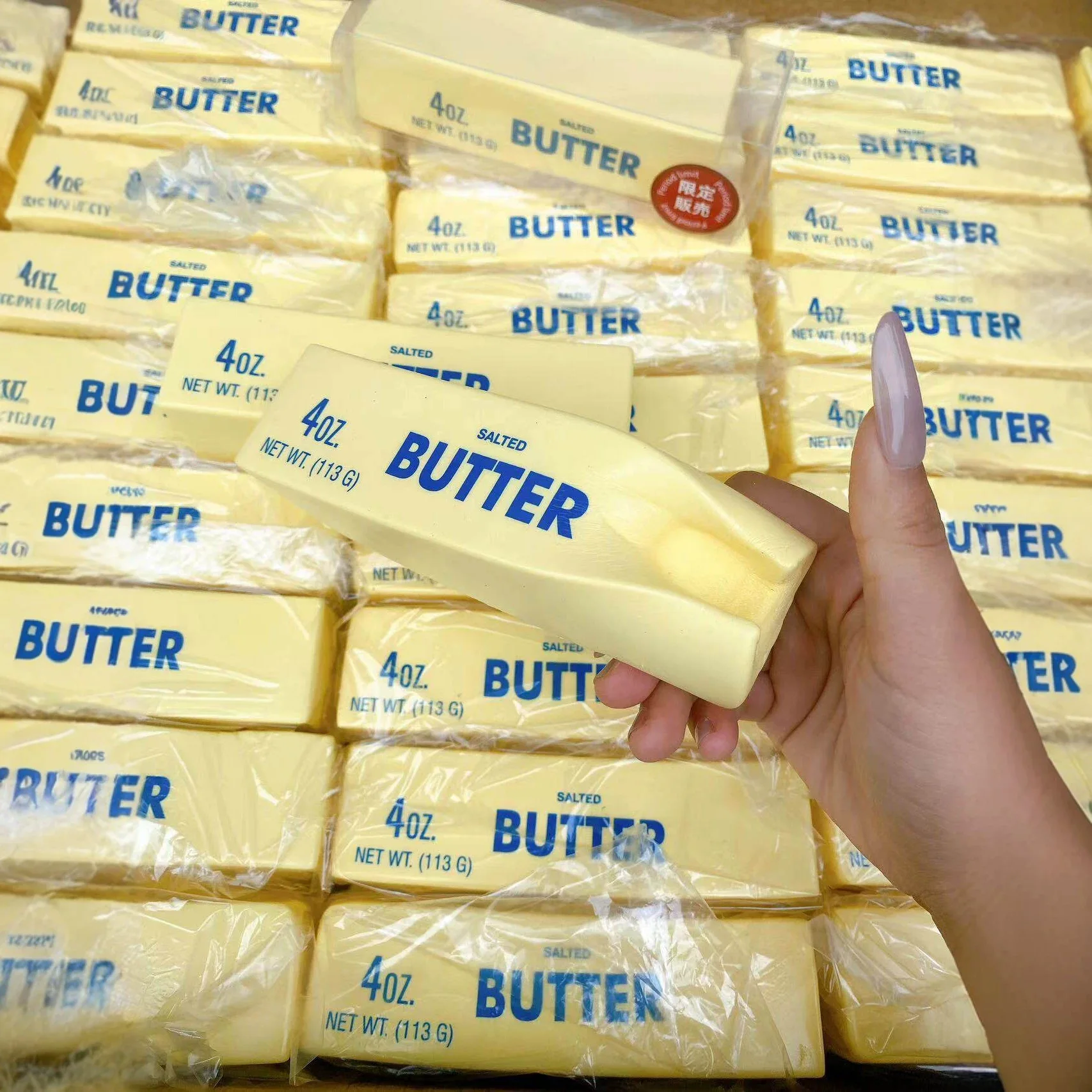 Butter Stick Squishy Toy Slow Rising Squeeze Toy Butter Bar Brick Squishy Fidget Anti Stress Release Hand Relax Gift Adult Toy