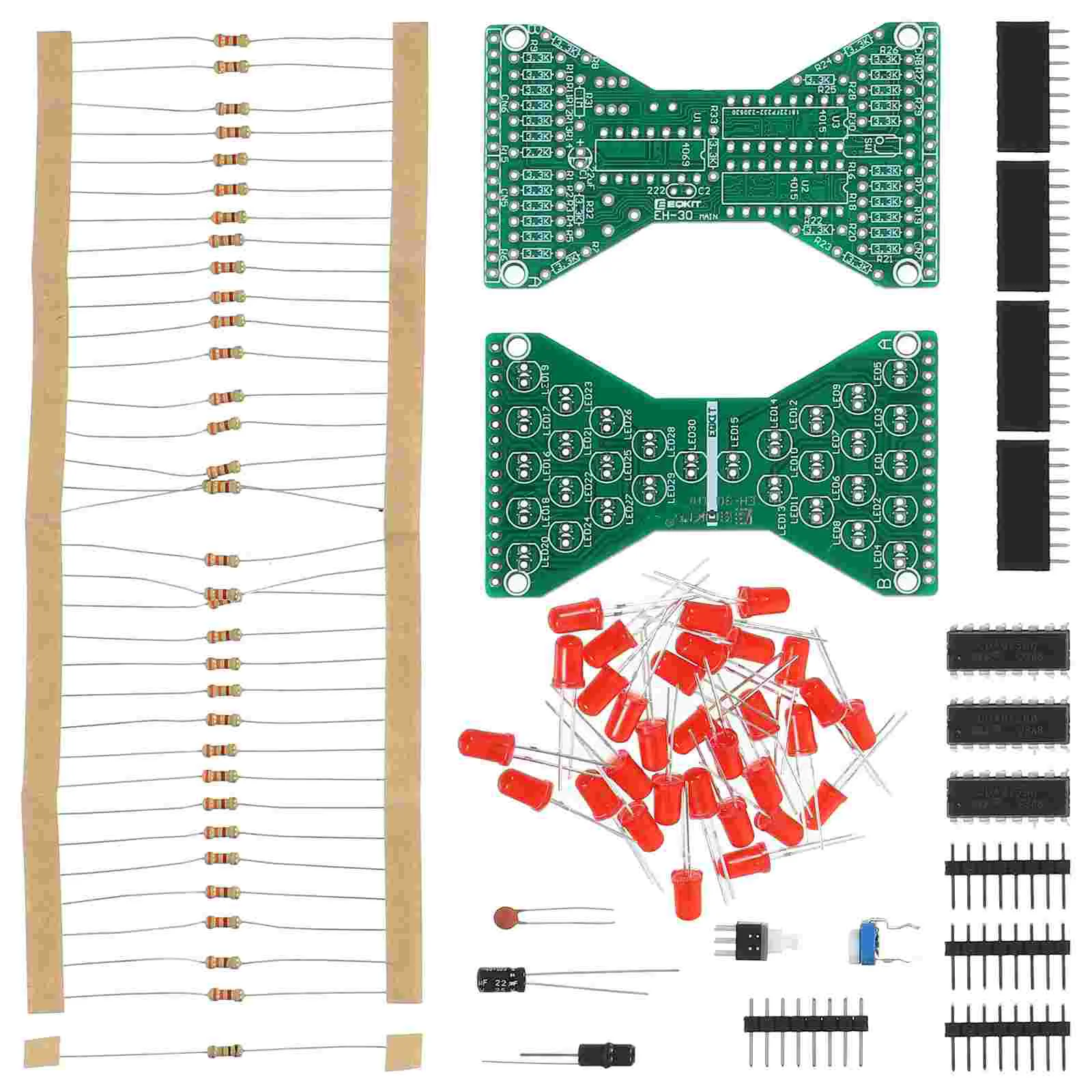 

Welding Practice Kit Electronic Accessories Soldering Hourglass Training DIY Plastic