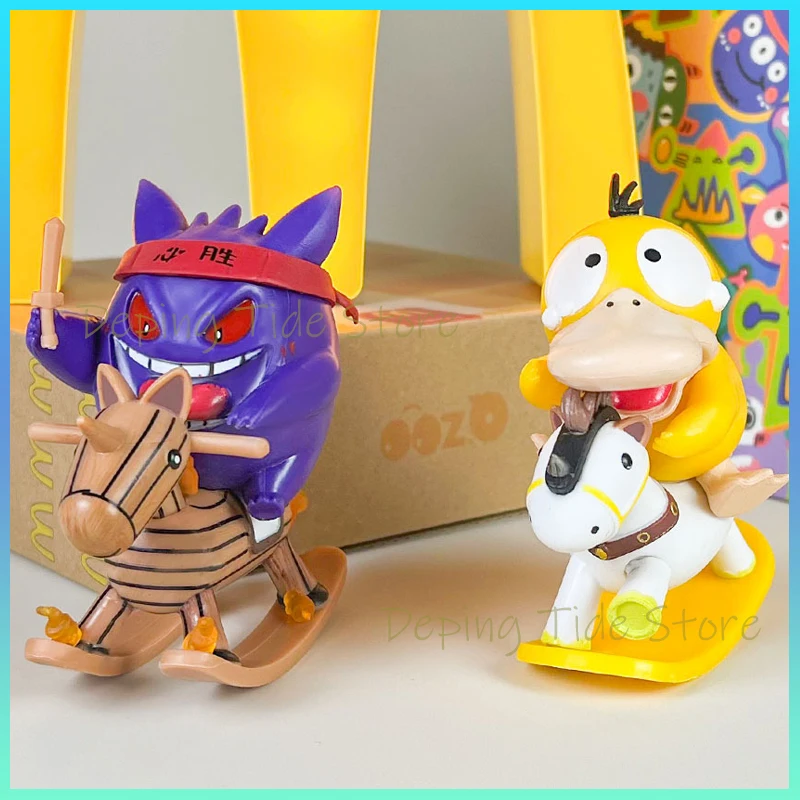 לנער את הסוס psyoרווז cos קריקטורה חיות מחמד חמוד יד בובה מודל קישוטי ילדים צעצוע חג המולד קישוט שולחן עבודה קישוט שולחן עבודה