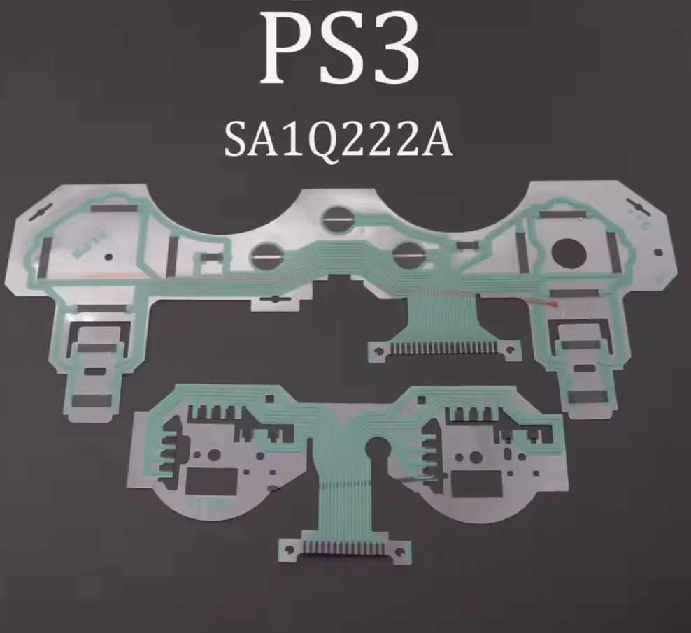 5X استبدال ل PS3 أذرع التحكم في ألعاب الفيديو فيلم موصل لوحة المفاتيح زر الشريط الكابلات المرنة SA1Q194A SA1Q135A 222A