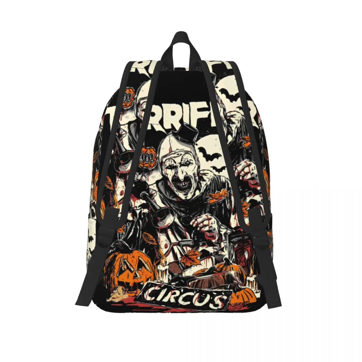 Terrifier Horror Movie Halloween Backpack Sports Student Hiking Travel The Clow Film Daypack for Men Women College Shoulder Bag