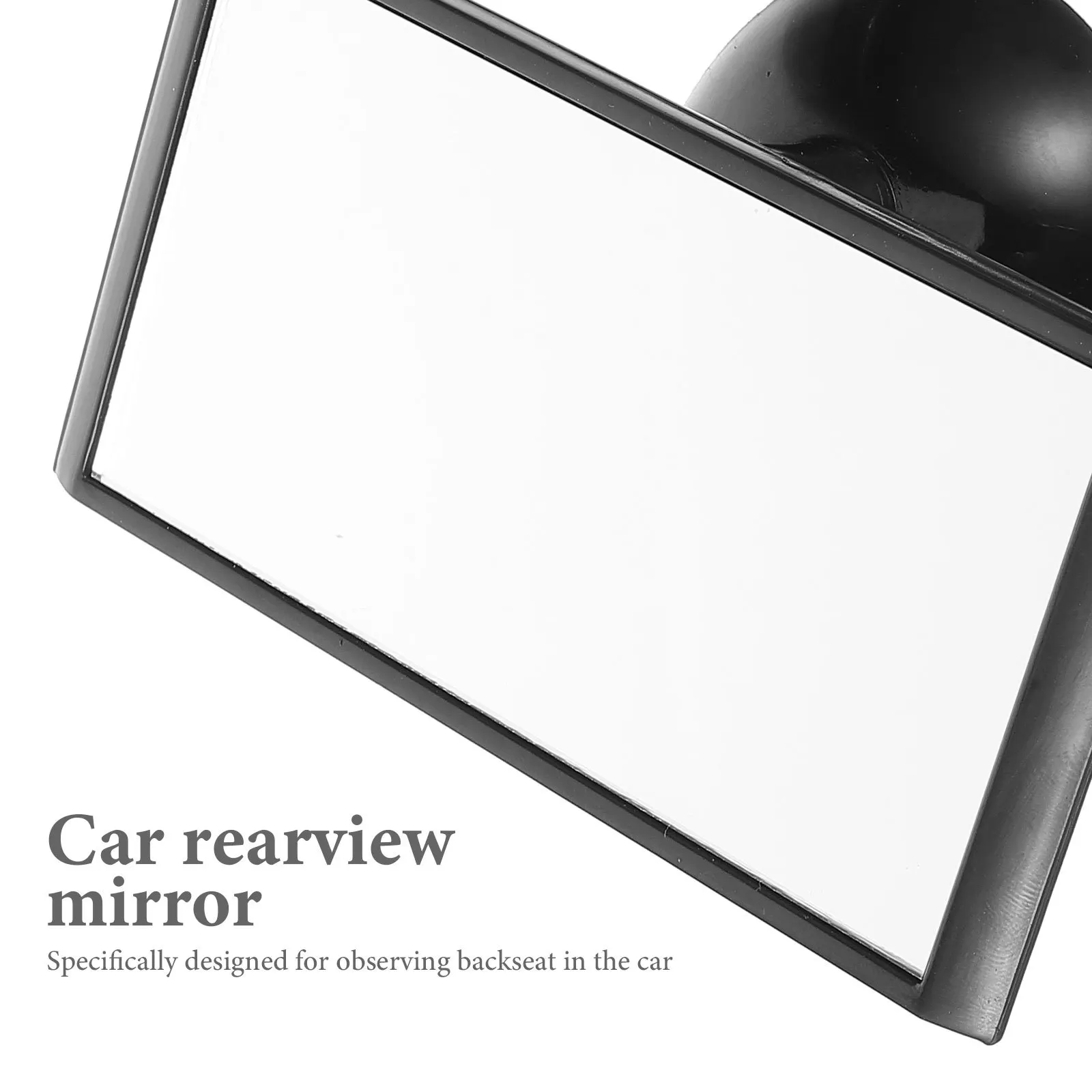 

Rotatable Car Interior Rearview Mirror Suction Mount for Back Seat Observation Adjustable Vehicle Rear Mirror