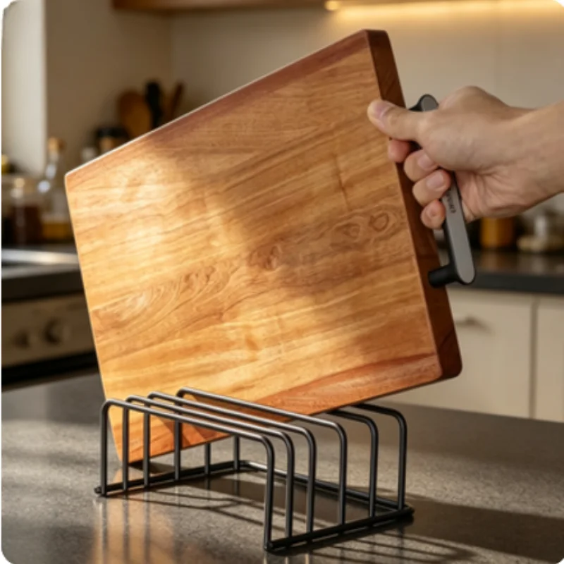 Kitchen Cabinet Baking Organizer - キッチンまな板収納ラックキャビネットオーガナイザーホルダー、製菓道具キッチンアクセサリー用