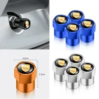 4pcs Aluminum Hexagonal Tire Valve Cap for Panamera Cayenne Macan 911 718 Boxster Taycan Cayman Carrera GT Car Accessories