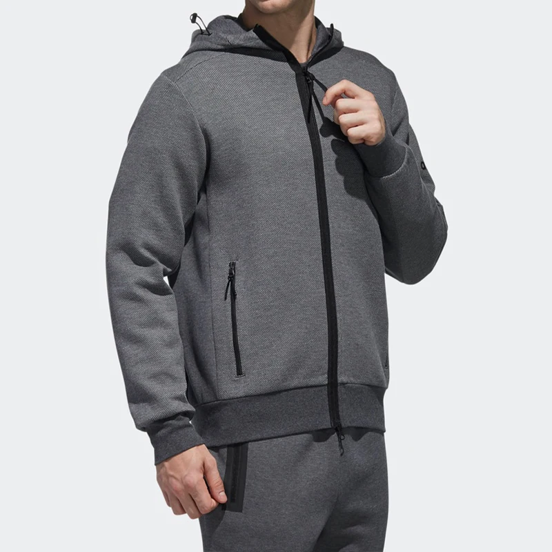 Adidas genuine Htt Double Knit men's knitted hooded jacket DW4594