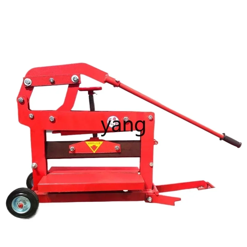 LH Brick Cutting Machine Permeable Brick Hand Press Test Fine Adjustment Manual Lightweight Brick Foam with Steel Ruler