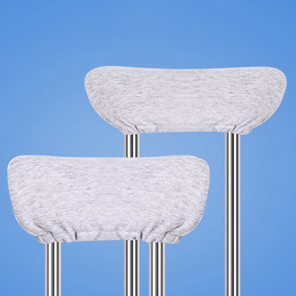 

1 пара моющихся подушечек для подмышек, многоразовые чехлы для подмышек, портативная набивка для костылей, удобные утолщенные аксессуары для костылей на каждый день