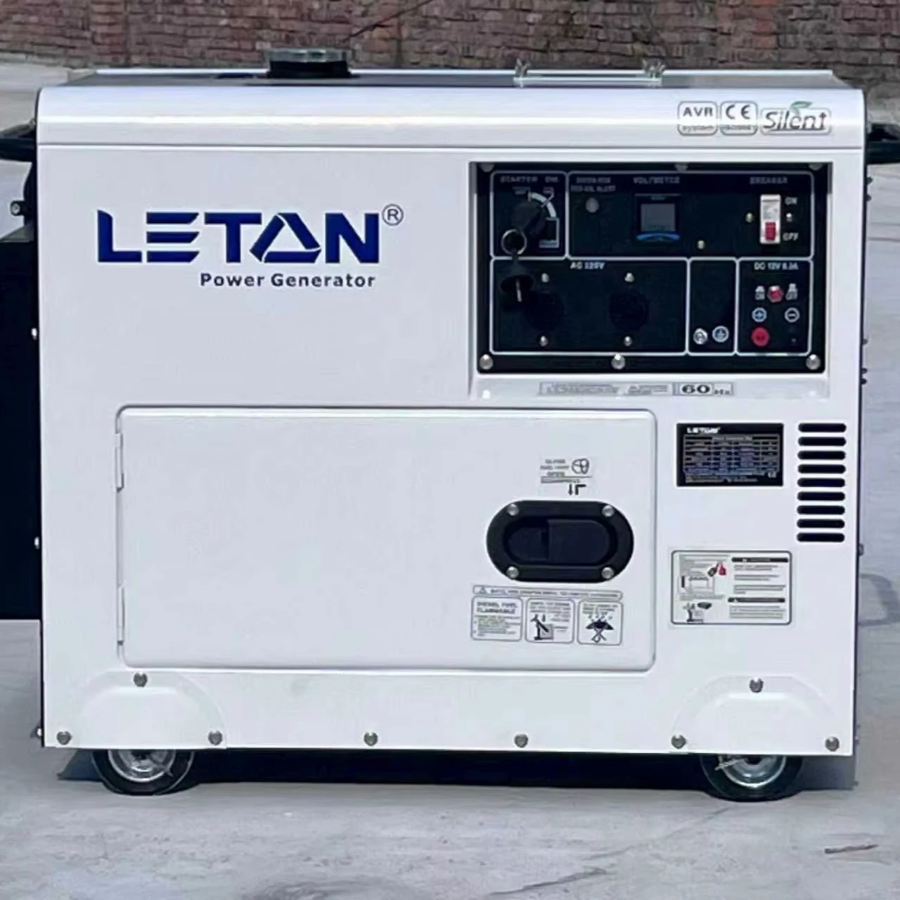 

Super Silent Low Noise Portable Diesel Genset, 5KVA 8KVA 10KVA 12KVA 15KVA 20KVA, 10kw 20kw, 1Phase 3Phase