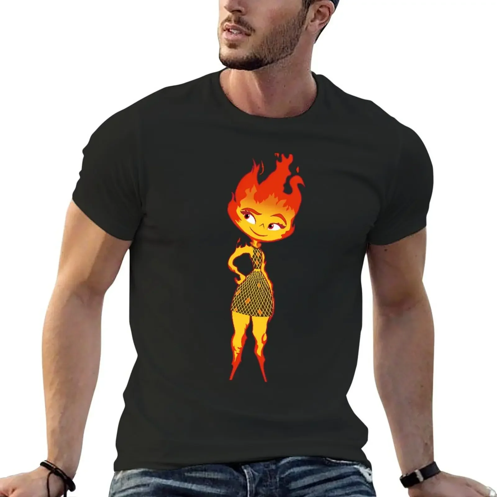 

Ember Elemental T-Shirt quick-drying anime tshirt tees anime stuff T-shirt men